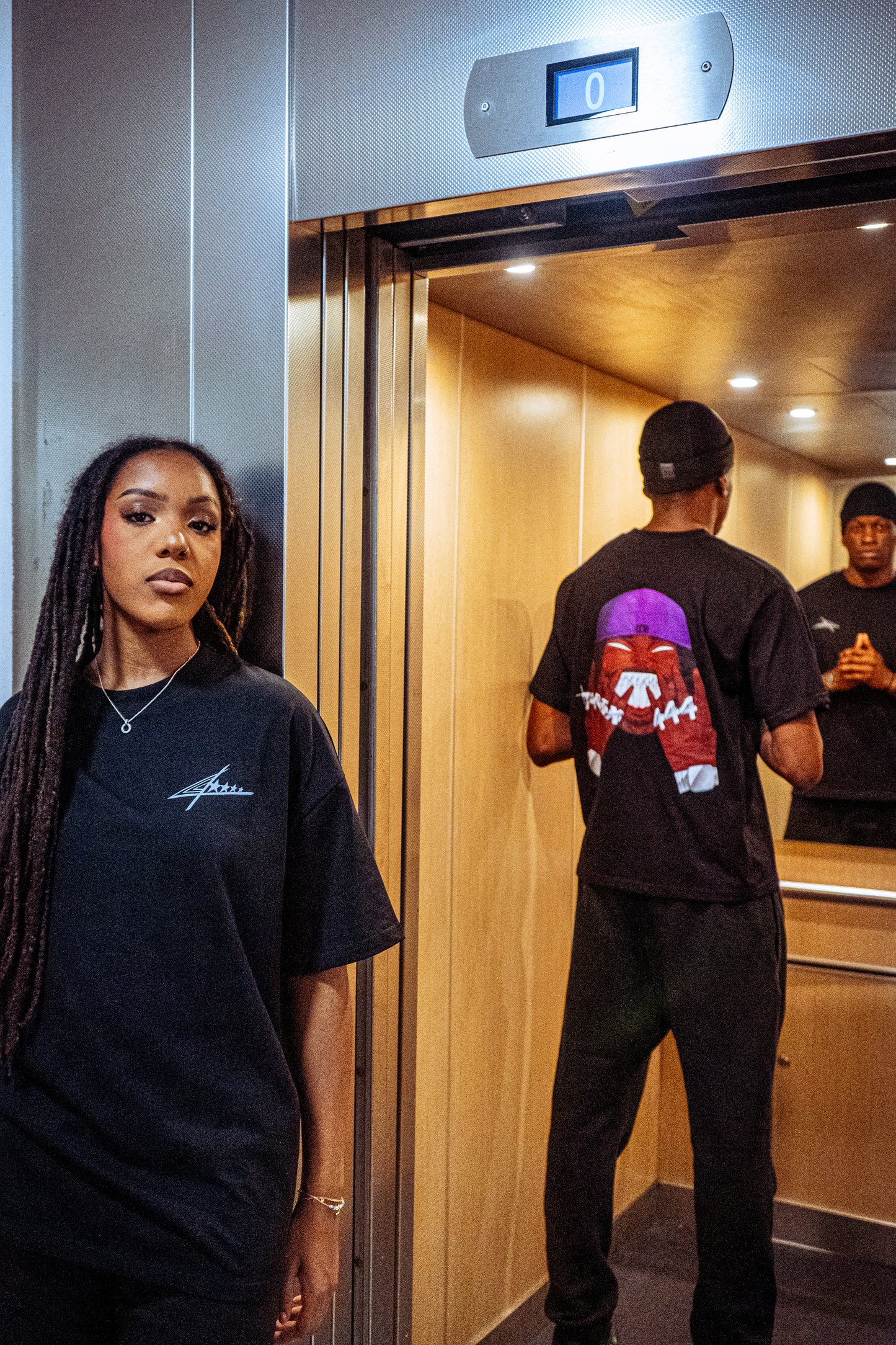 "Black Trix 444 Centre" T-shirt