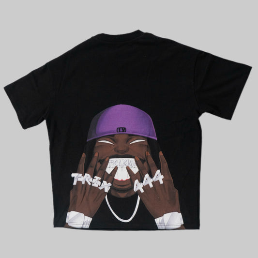 "Black Trix 444 Bas" T-shirt